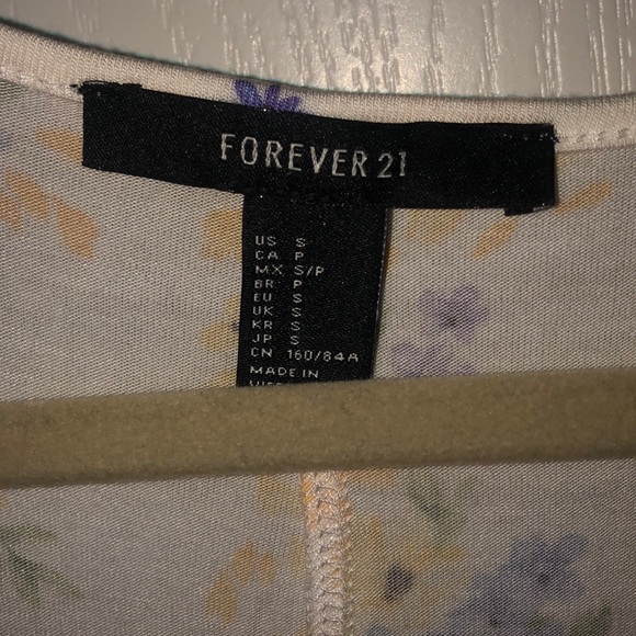 Forever 21 White Floral Dress - Picture 3 of 5